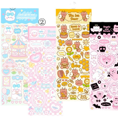 Agenda Notebook PVC Impermeable con Stickers Decorativos - Image 2