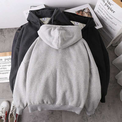 Suéter Hoodie Mujer Lana de Cordero Grueso y Cálido - Image 9
