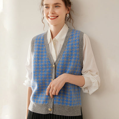 Chaleco de Punto Cashmere Elegante sin Mangas - Image 8