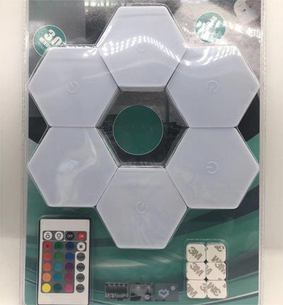 Lámpara Hexagonal Quantum con Panal de Luz LED - Image 8