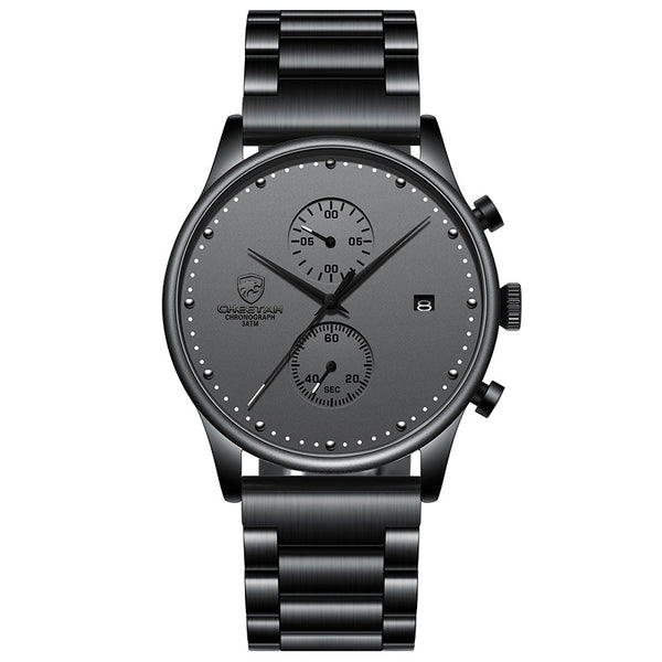 Reloj Empresarial para Hombre Resistente al Agua con Correa de Acero Multifuncional - Image 5