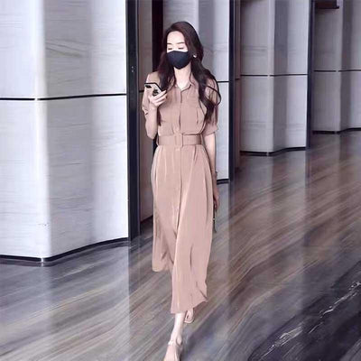 Vestido Camisero Elegante con Cintura Definida - Image 9
