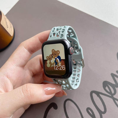 Pulsera Inteligente de Silicona Hueca para Mujer - Image 9
