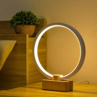 Lámpara Nocturna LED de Madera Maciza Inteligente - Image 7