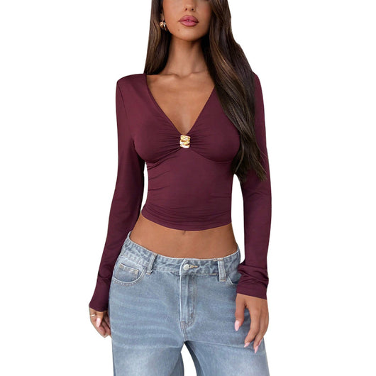 Blusa Elegante de Manga Larga para Mujer - Image 5