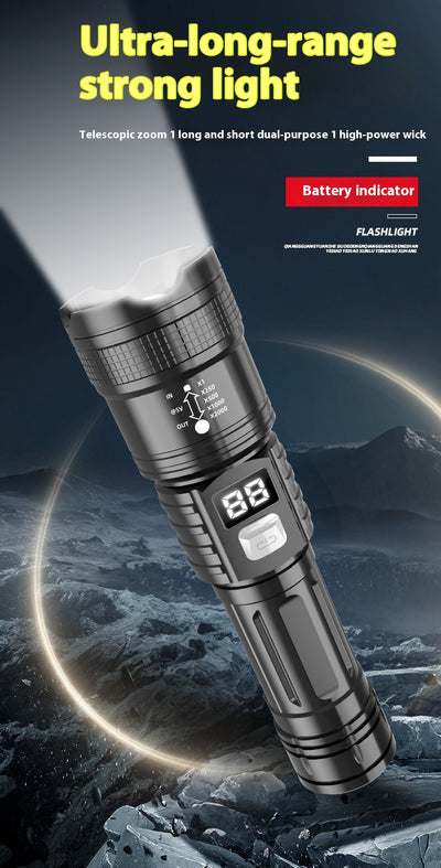 Linterna LED Zoom de Alto Rendimiento con Pantalla Digital - Image 11
