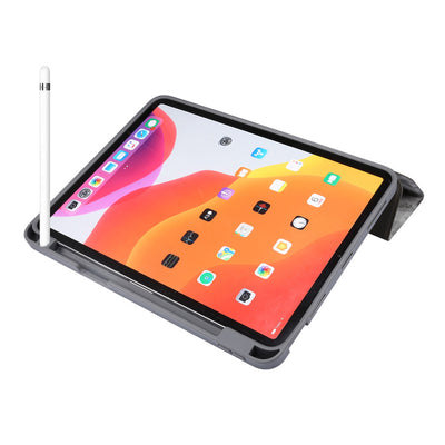 Funda Tri-fold para Tablet 9" con Ranura para Bolígrafo y Diseño Marmolado - Image 5