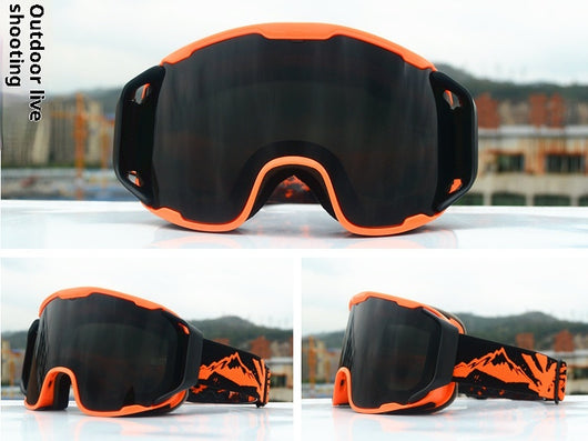 Gafas de Esquí Doble Lente Antivaho con Película Protectora - Image 32
