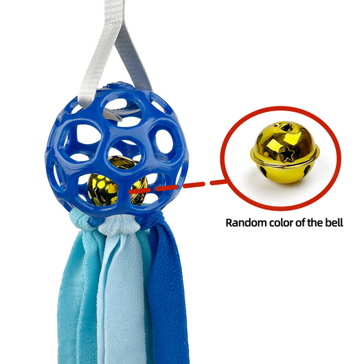 Pelota Interactiva Hueca con Sonido para Perros y Gatos - Juguete Educativo con Campana - Image 4
