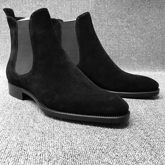 Botas Casuales de Ante Sintético para Hombre - Caña Alta
