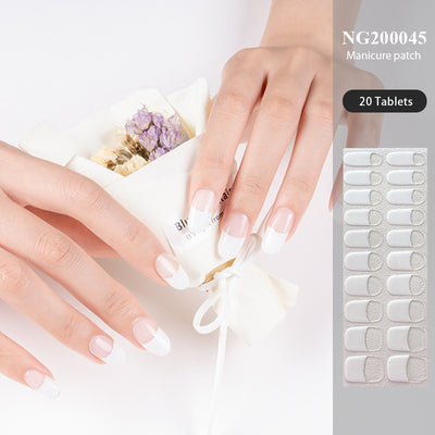 Stickers de Uñas en Gel Semipermanente - Colores Sólidos Transparentes