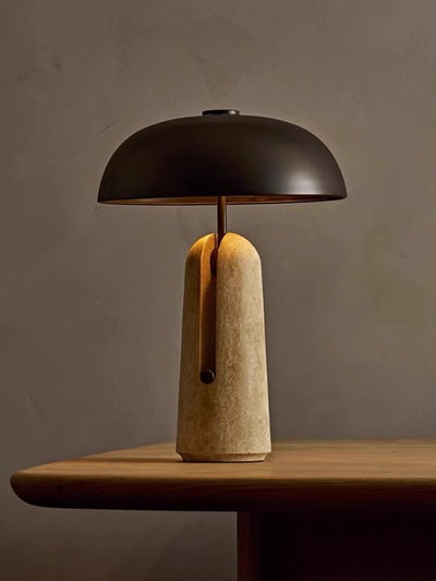 Lámpara de Mesa Seta de Piedra - Diseño Minimalista Creativo - Image 8