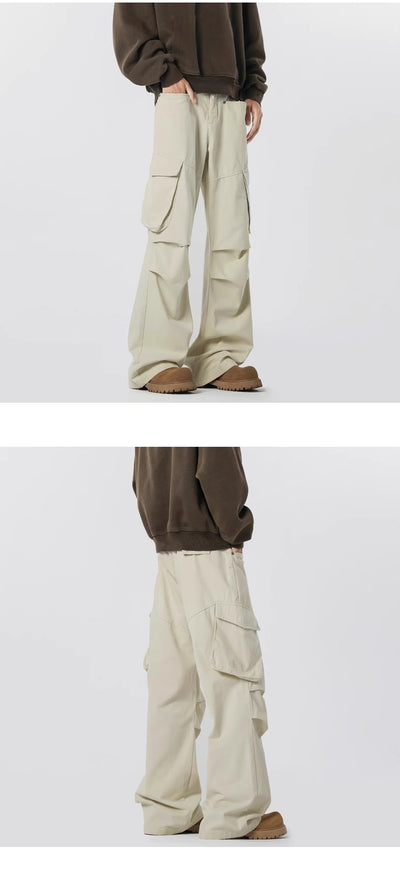 Pantalones Rectos Casuales Retro - Estilo Urbano Moderno para Hombre - Image 9