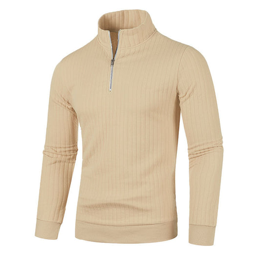 Suéter de Cuello Alto con Cierre para Hombre - Comodidad Casual - Image 23