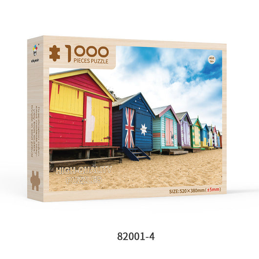 Puzzle de Madera para Adultos 1000 Piezas Formas Especiales Navidad Personalizado Juguete Educativo - Image 33