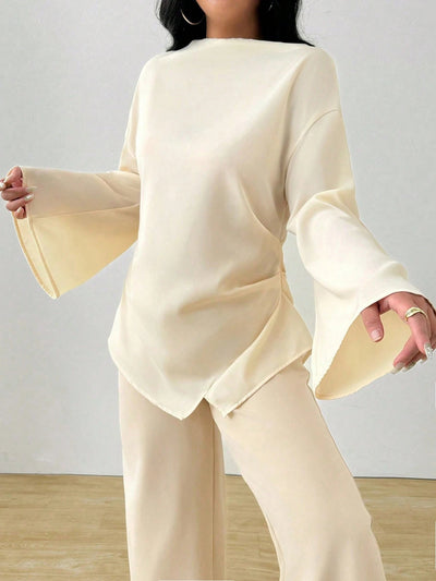 Blusa Larga con Dobladillo Irregular para Mujer - Image 17