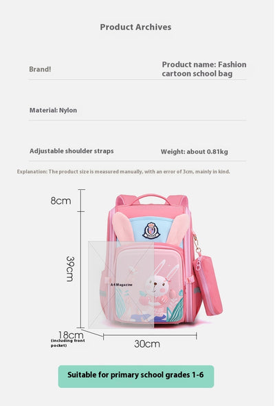 Mochila Escolar Infantil 3D con Diseños Animados Ultraligera - Image 12