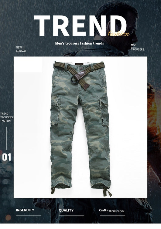 Pantalones Overol Casual para Hombre Estilo Americano - Image 16