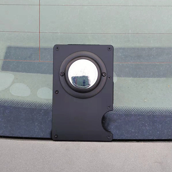 Protector de Aluminio para Tarjetas con Localizador GPS