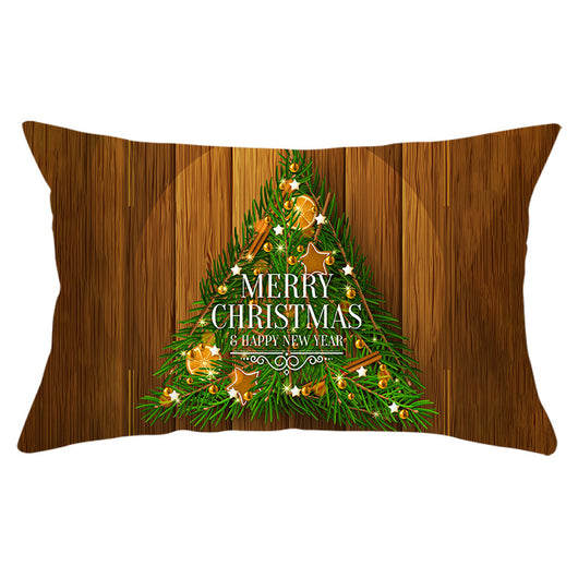 Funda de Almohada Navideña Serie Verde con Estampado Piel de Melocotón - Image 37