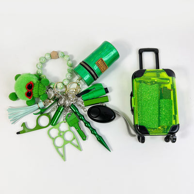 Set de 16 Llaveros Verdes con Anilla Fija - Image 4