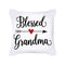 Funda de Almohada Día de la Madre Corazón Nórdico Melocotón