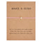 Adjustable Bracelet Paper Card Five Pointed Star Braid Rosado Crown