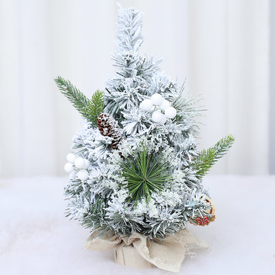 Árbol de Navidad Miniatura de Escritorio con Adornos Pequeños - Image 34