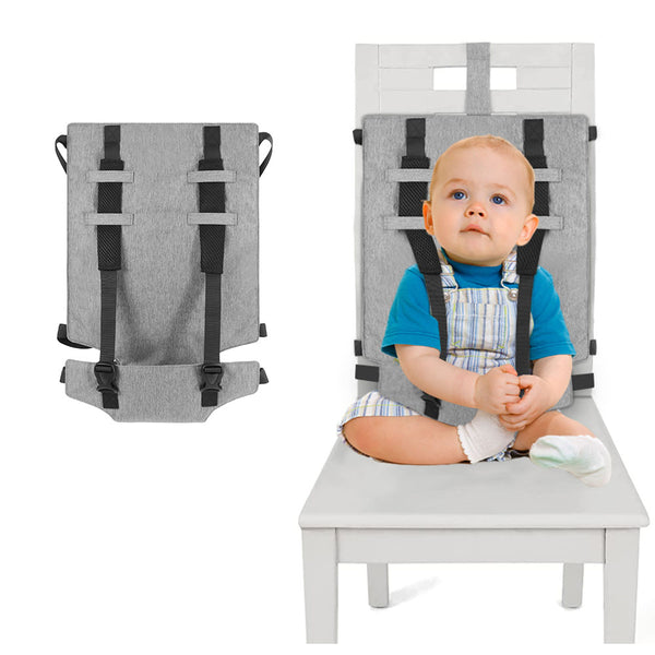 Asiento Portátil de Viaje con Arnés de Seguridad para Bebés