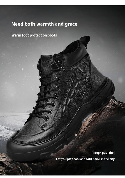 Botas Martin de Cuero Premium para Hombre con Cierre y Suela Antideslizante - Image 21