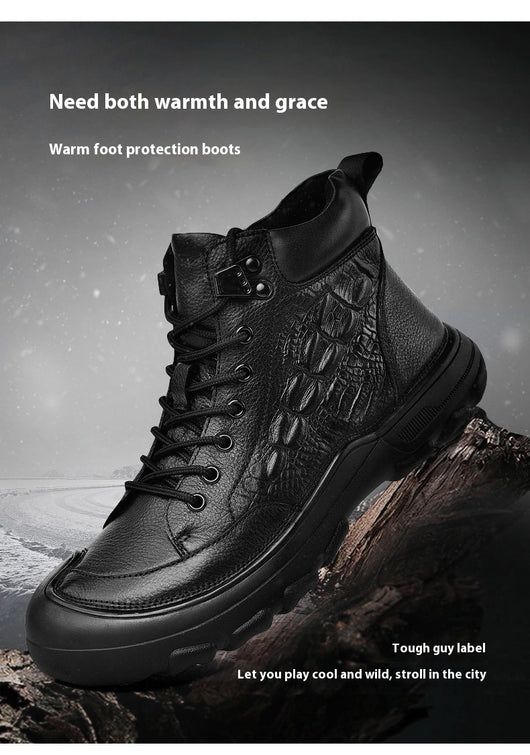 Botas Martin de Cuero Premium para Hombre con Cierre y Suela Antideslizante - Image 21
