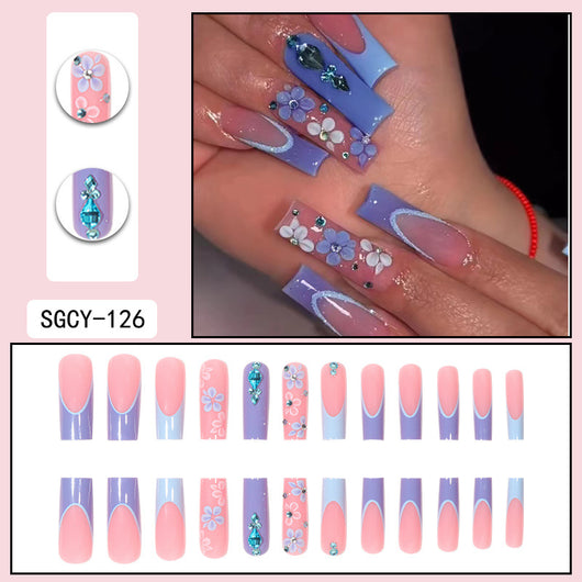 Calcomanías de Uñas Largas Europeas y Americanas - Image 2