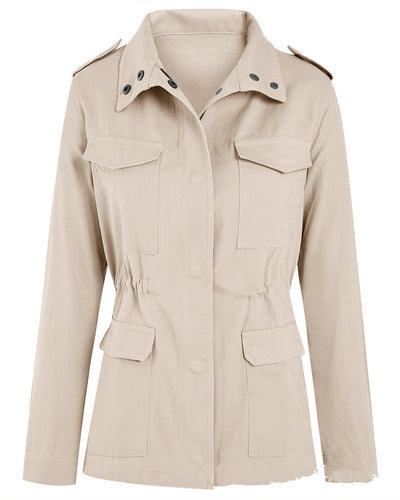 Chaqueta Casual para Mujer con Solapa y Cierre de Cremallera - Image 19