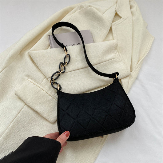 Bolso de Hombro Minimalista con Cadena Axilar - Image 14