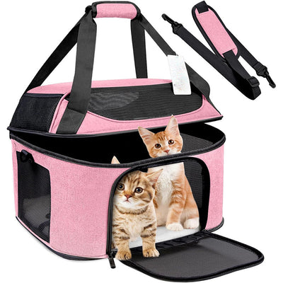 Mochila Transportadora Respirable para Perros y Gatos - Bolsa de Viaje Portátil - Image 7