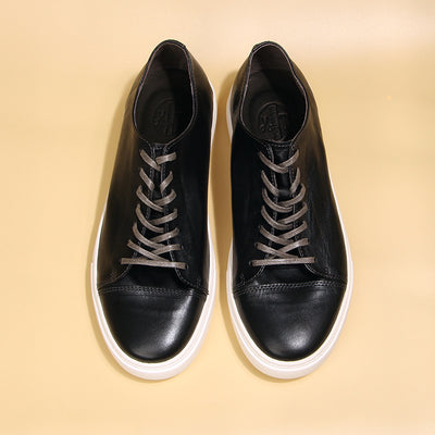 Zapatos Casuales de Cuero Vintage Efecto Gastado - Image 10
