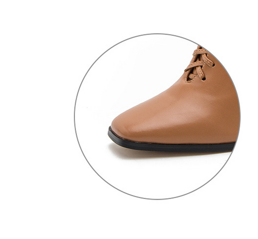Botas de Tacón con Cordones Frontales - Estilo Europeo y Americano para Mujer - Image 7