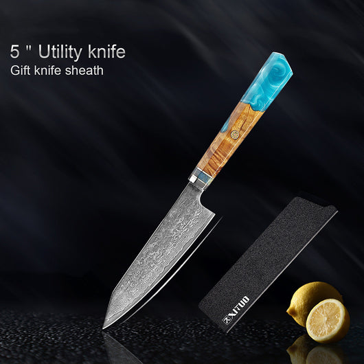 Cuchillo de Cocina Damasco Acero Inoxidable Premium - Image 14