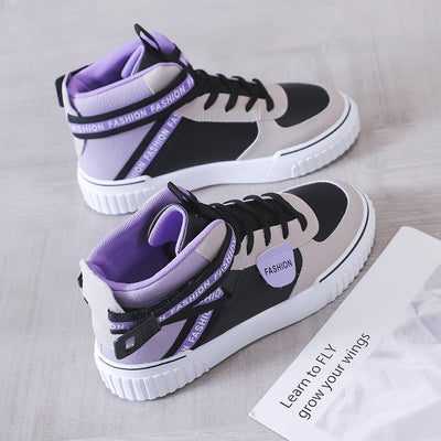 Zapatillas Escolares Versátiles para Niña con Suela Blanca - Image 17