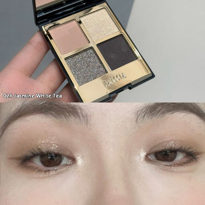 Paleta de Sombras Eyeshadow 4 Colores Tierra Ahumado Mate - Image 7