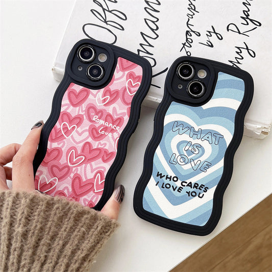 Funda Protectora Suave para Celular con Diseño Love Wave