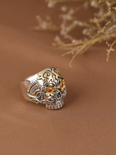 Anillo de Plata S925 Vintage Ajustable para Hombre - Image 10