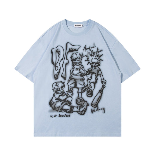 Camiseta Suelta Unisex de Moda Casual - Image 3