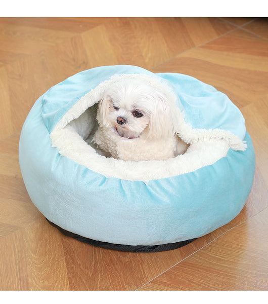 Cama Ortopédica para Perros y Gatos con Manta Térmica y Capucha - Image 19