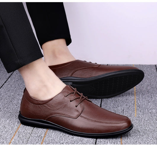 Zapatos Casuales de Cuero para Hombre con Suela Suave - Image 15