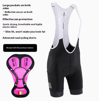 Pantalón Corto de Ciclismo con Cintura Alta y Bolsillos - Protección Solar Transpirable - Image 2