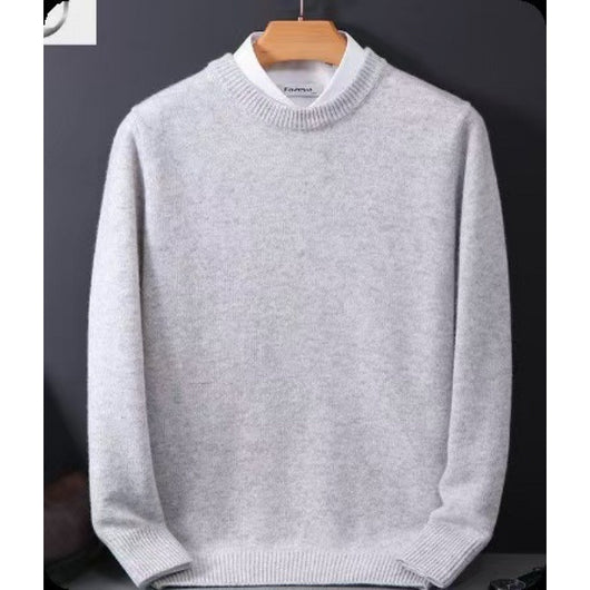 Suéter Holgado para Hombre Cuello Redondo Tejido Base Oversized - Image 20