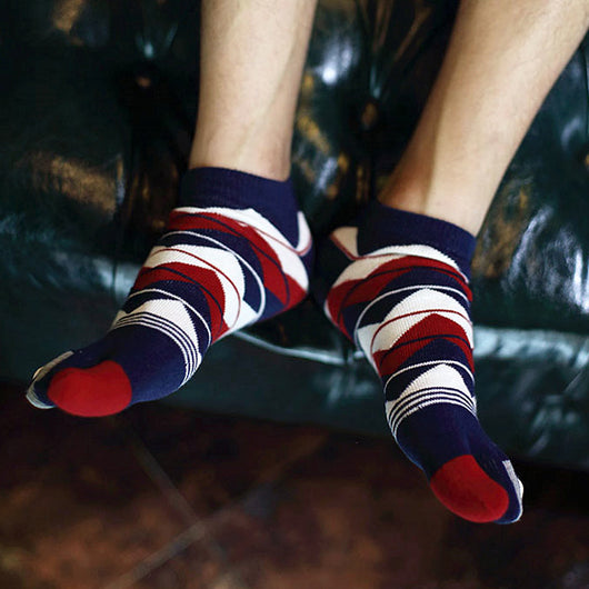 Calcetines Británicos de Algodón Puro con Dedos Separados para Hombre - Image 4