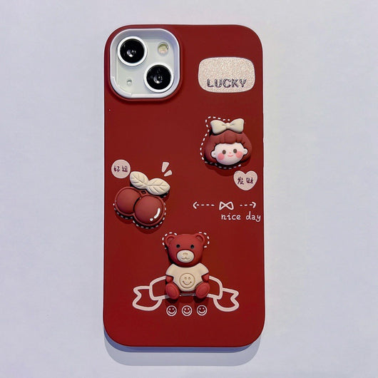 Funda de Silicona para Teléfono Osita Animada - Image 9