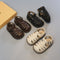 Sandalias Tejidas para Niñas - Zapatos Infantiles Romanos con Diseño Calado